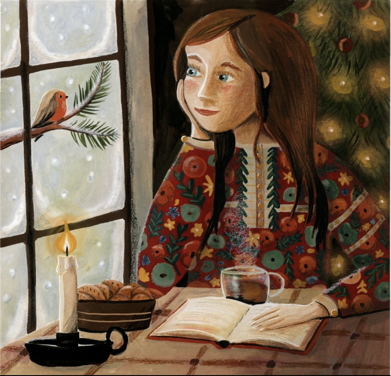 Kort Esther Bennink - Julfönster