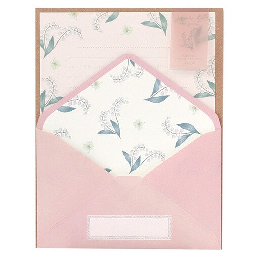 Letter Set LabClip - Lily of the Valley Pink