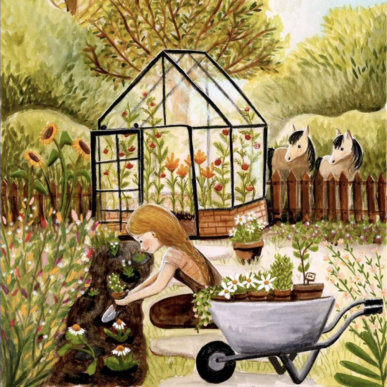 Kort Esther Bennink - In my Garden