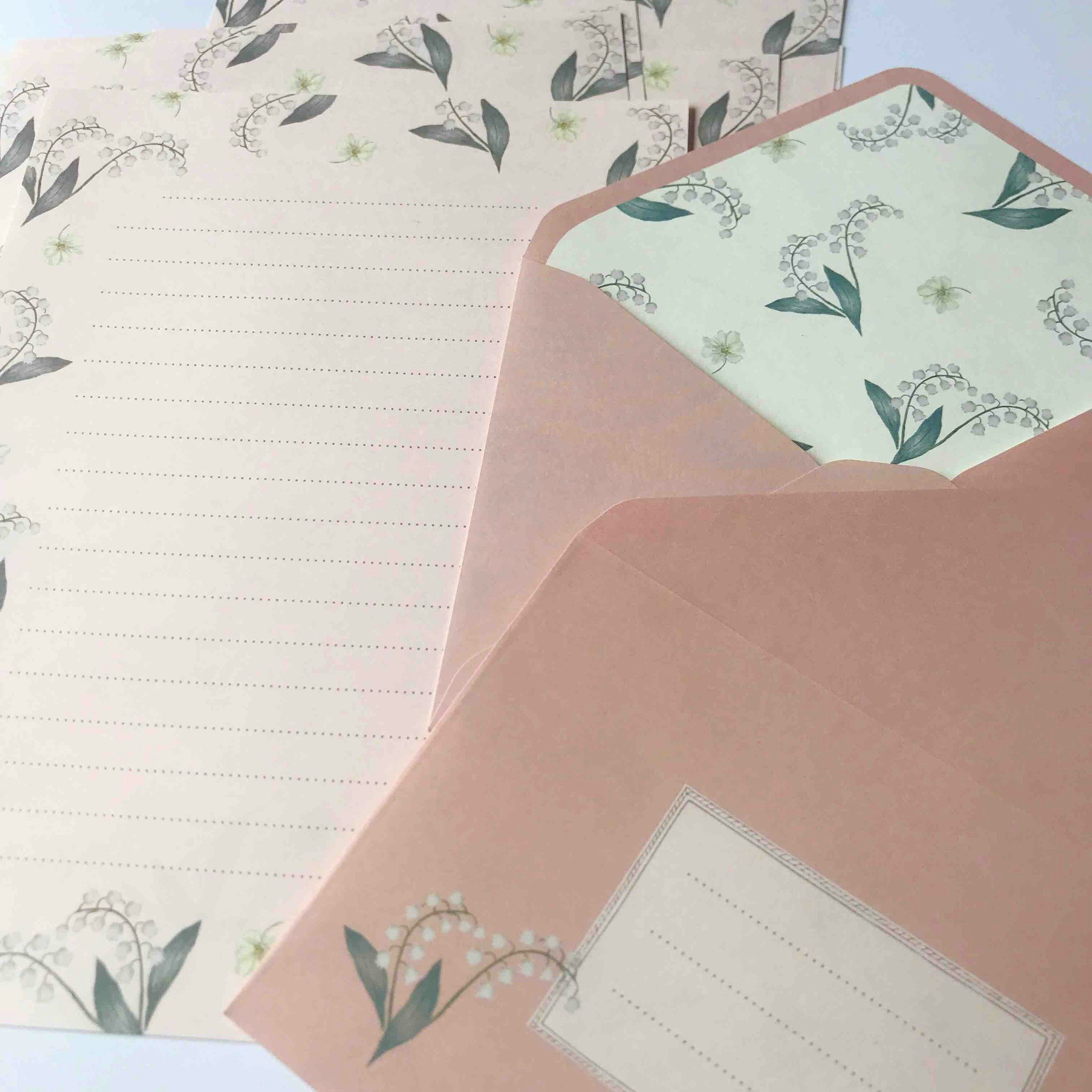 Letter Set LabClip - Lily of the Valley Pink