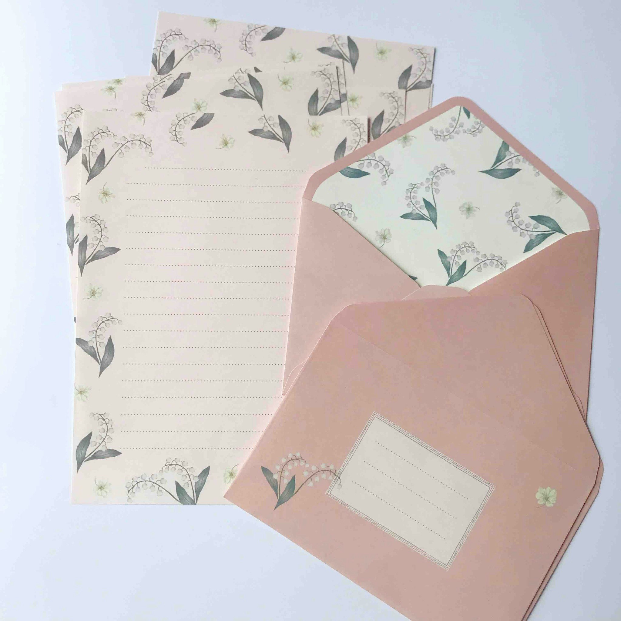 Letter Set LabClip - Lily of the Valley Pink