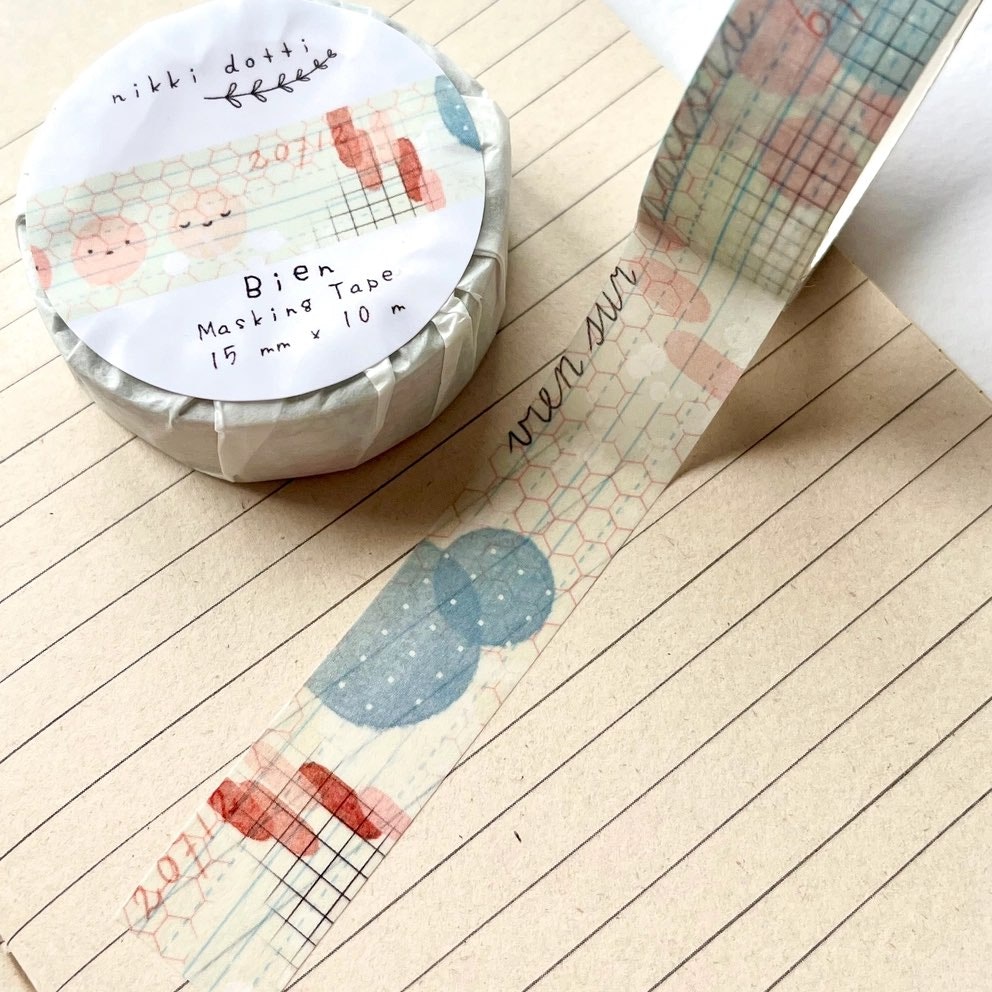 Washi tape Nikki Dotti - Bien 15 mm