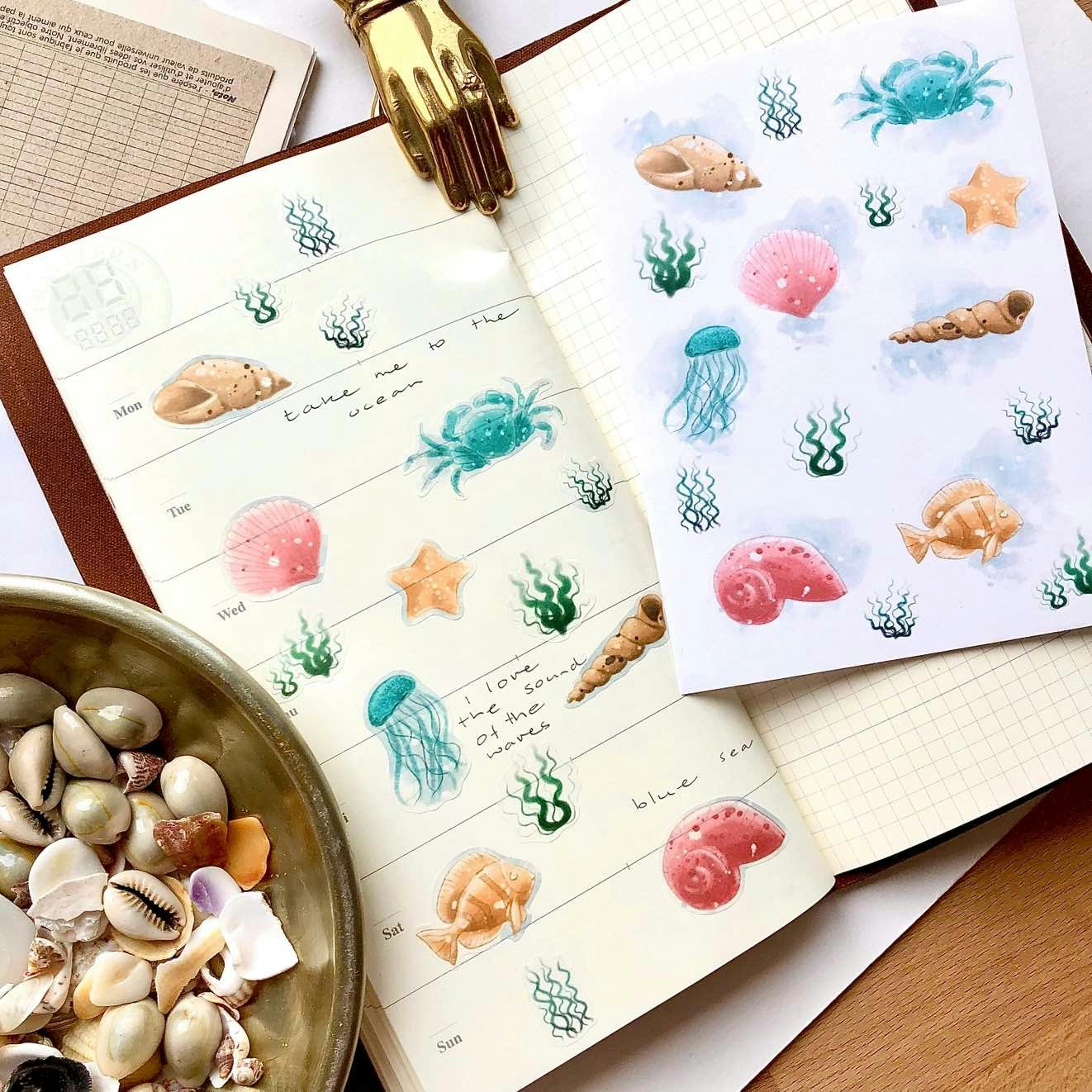 Washi Stickers Nikki Dotti - Ocean
