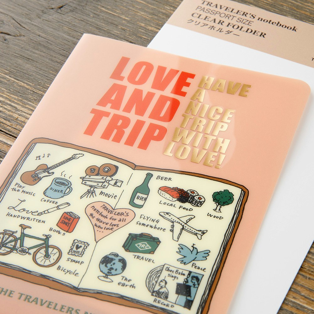 2025 Clear Folder - Passport Size // Traveler's Notebook