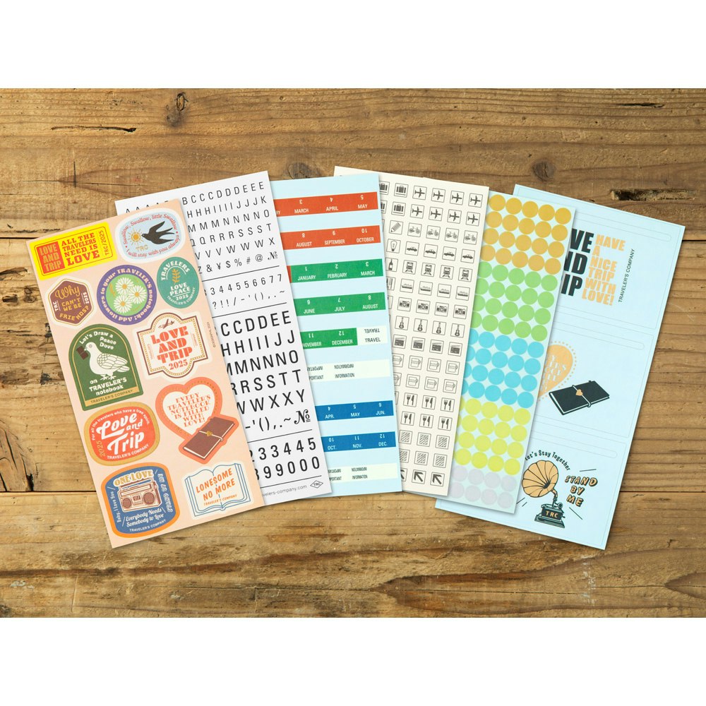 2025 Customized Stickers Set // Traveler's Notebook
