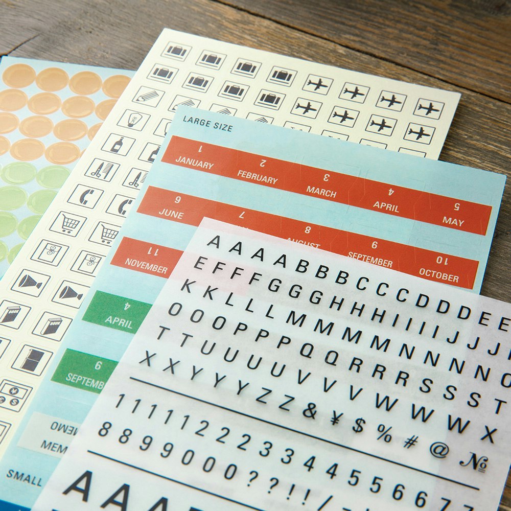 2025 Customized Stickers Set // Traveler's Notebook