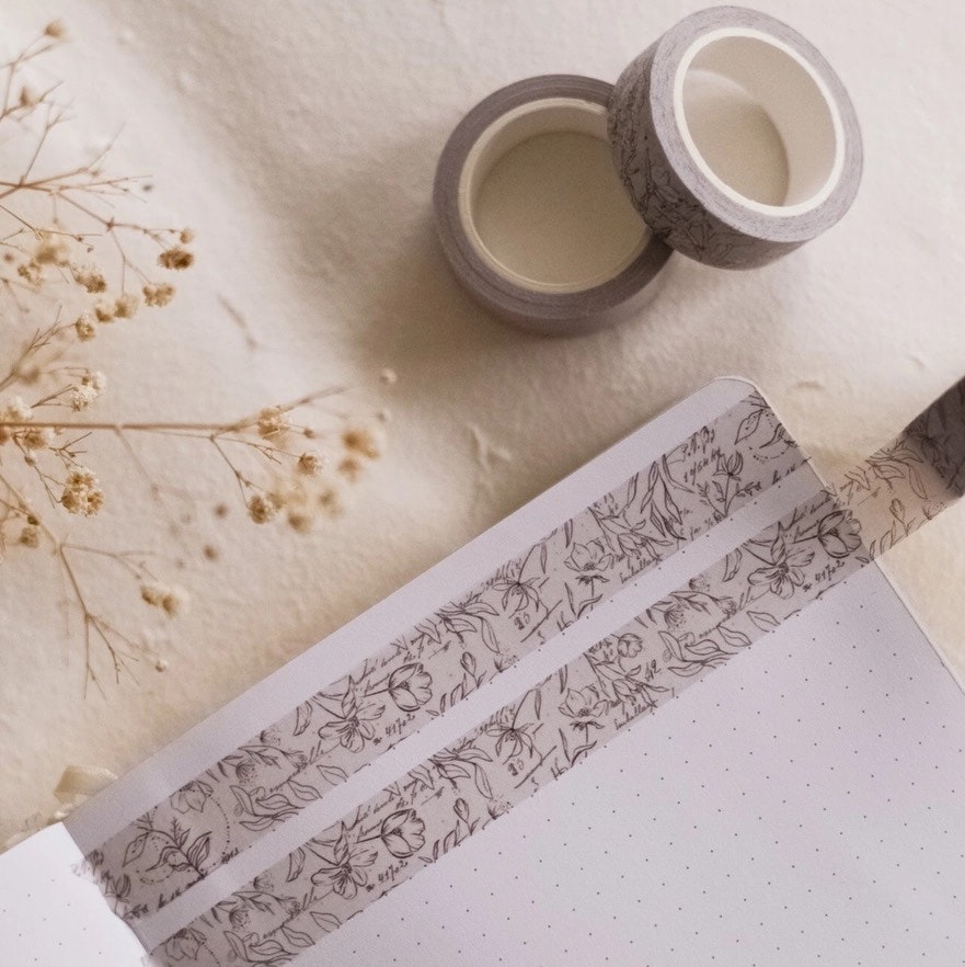 Chapteries Washi Tape - Flowers W-008 15mm