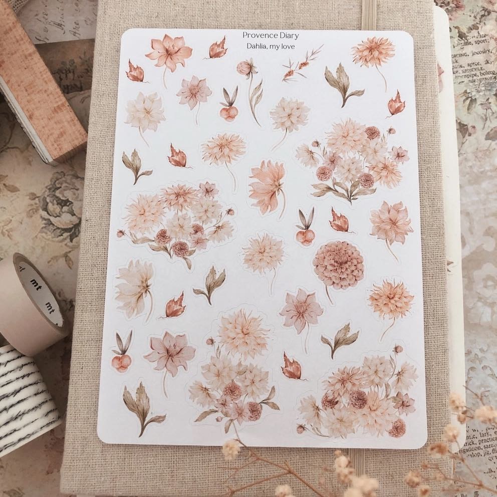 Chapteries Stickers - Dahlia, My Love