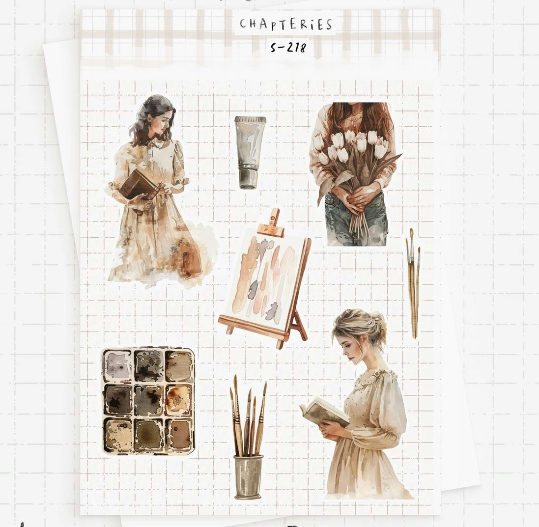 Chapteries Stickers - Soft Aquarelle