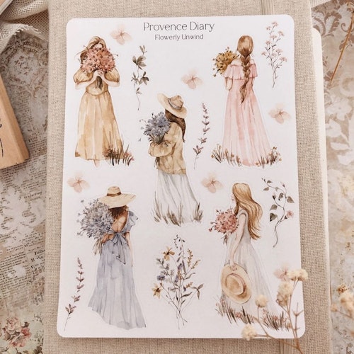 Chapteries Stickers - Flowery Unwind