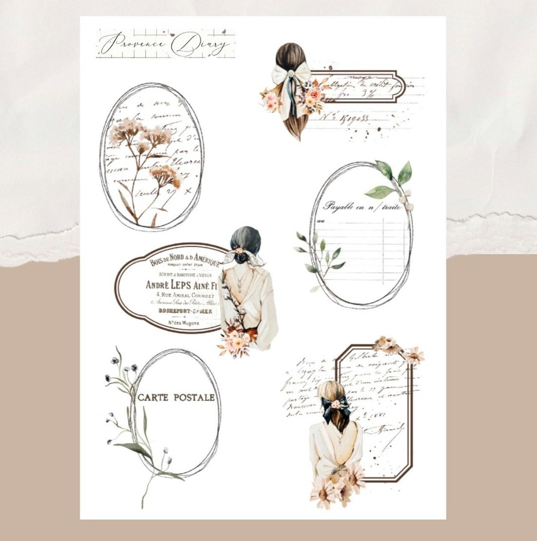 Chapteries Stickers - Vintage Frames