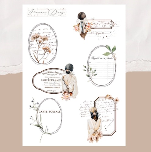 Chapteries Stickers - Vintage Frames