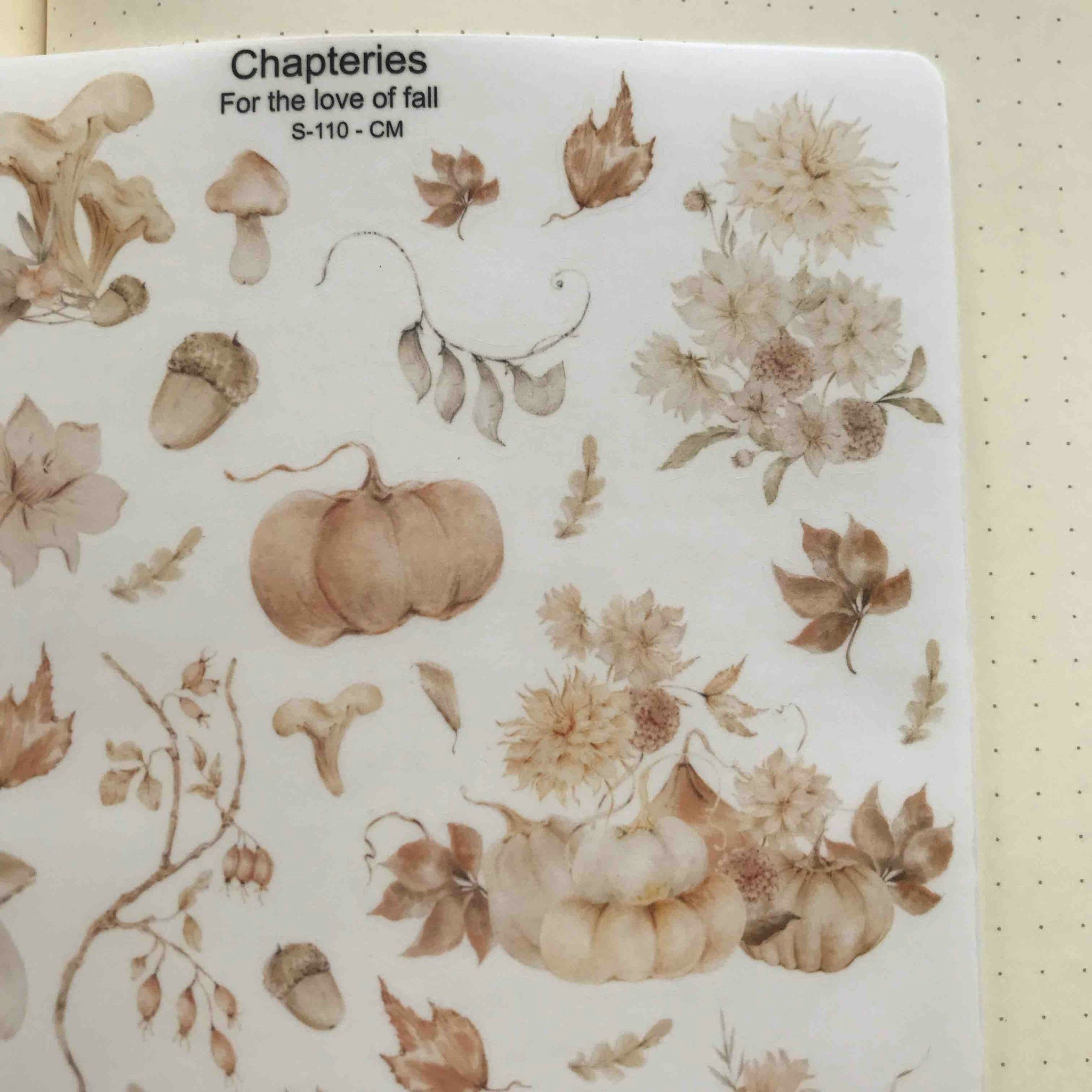 Chapteries Stickers - For the Love of Fall