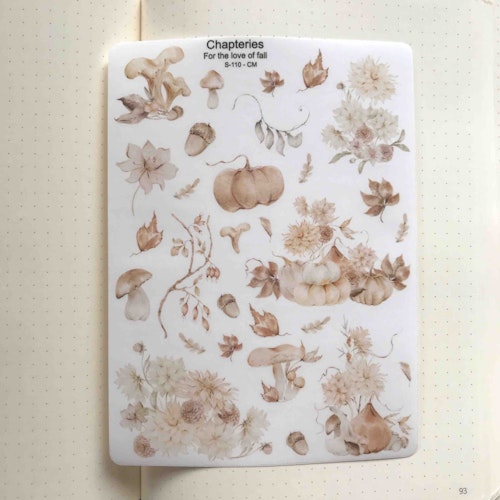Chapteries Stickers - For the Love of Fall