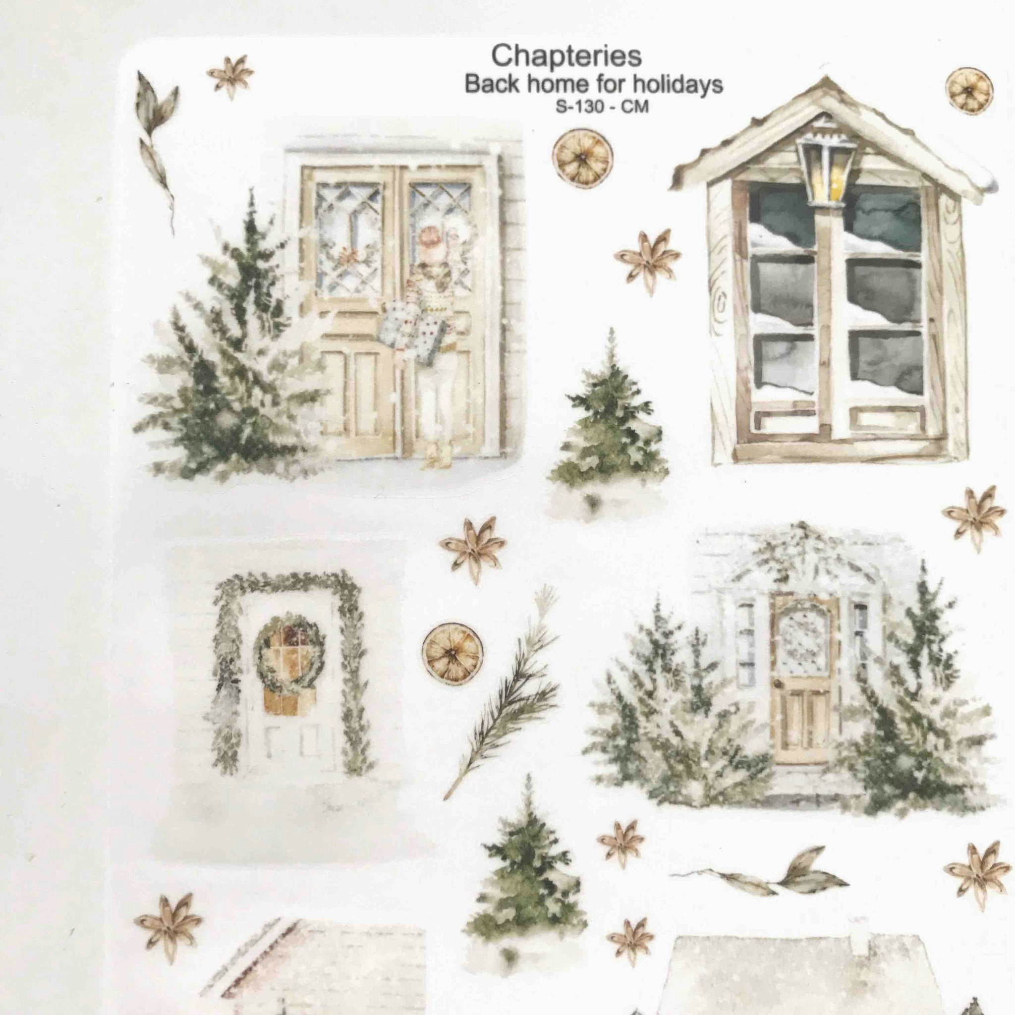 Chapteries Stickers - Back Home for the Holidays