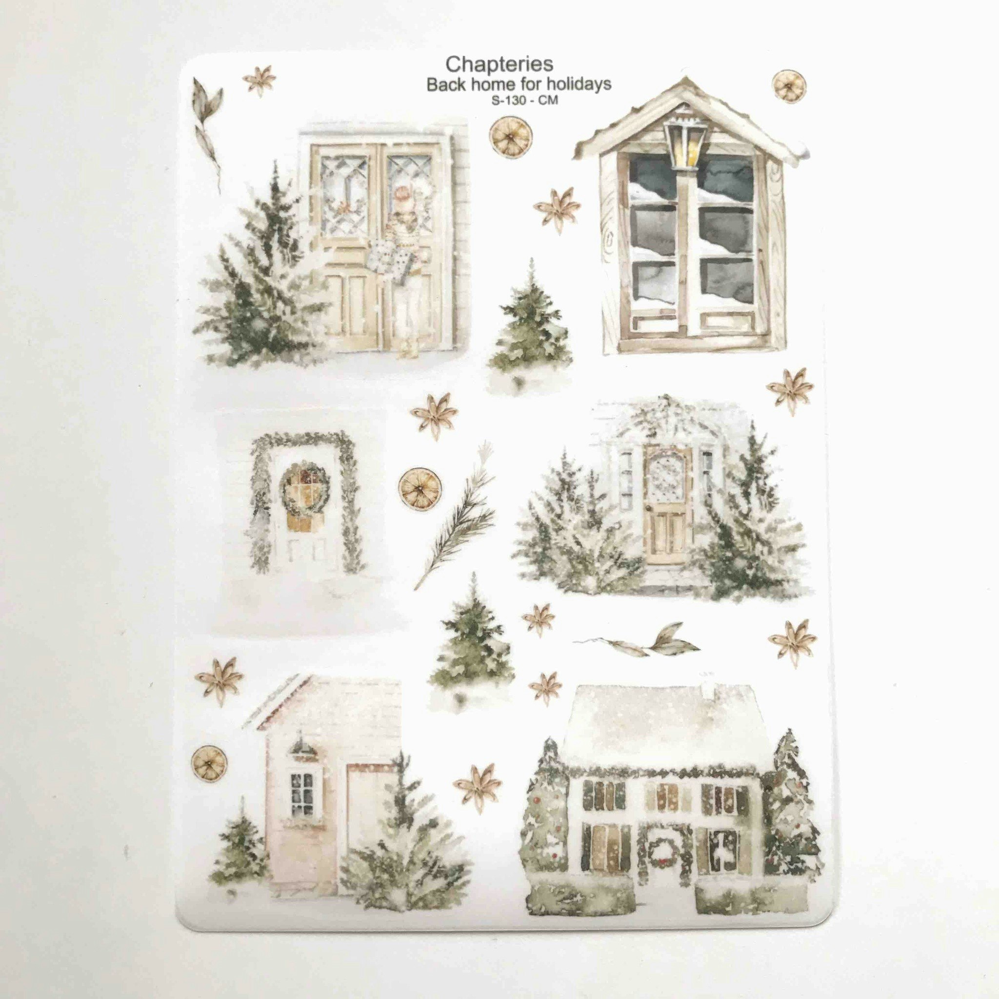 Chapteries Stickers - Back Home for the Holidays