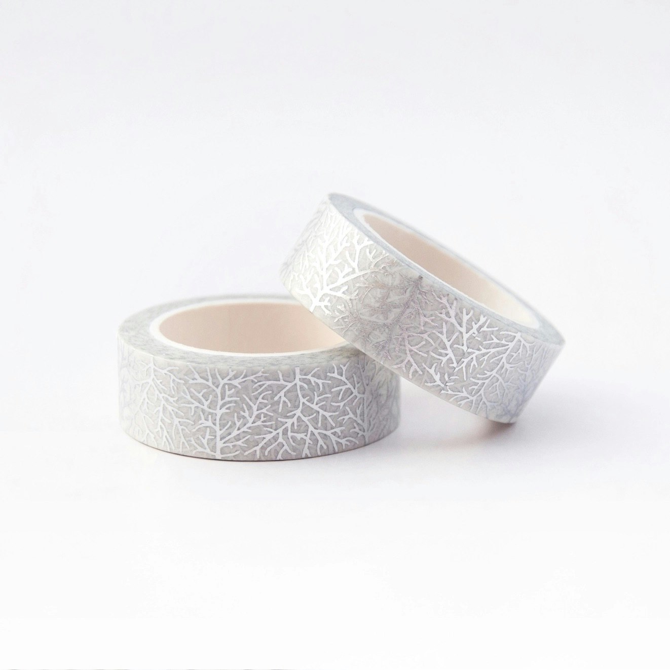 Washi Tape Willwa - Crystal Trees White 15 mm