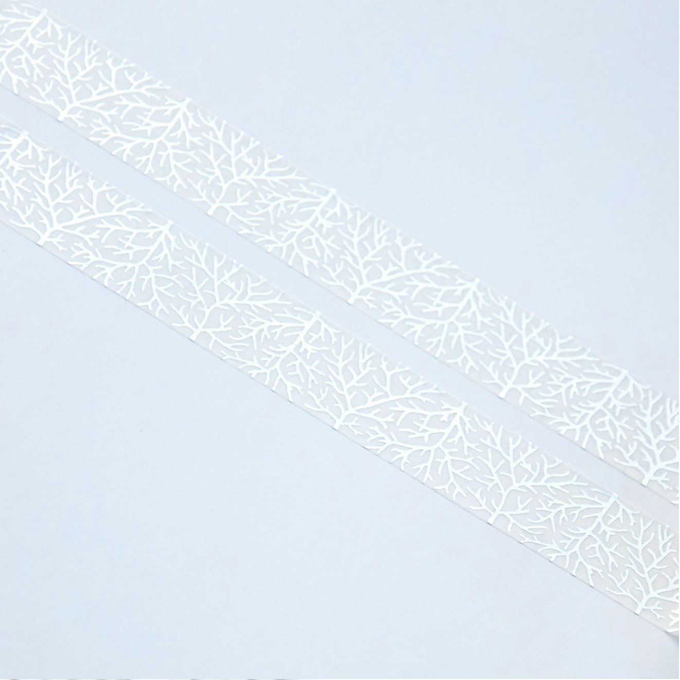 Washi Tape Willwa - Crystal Trees White 15 mm