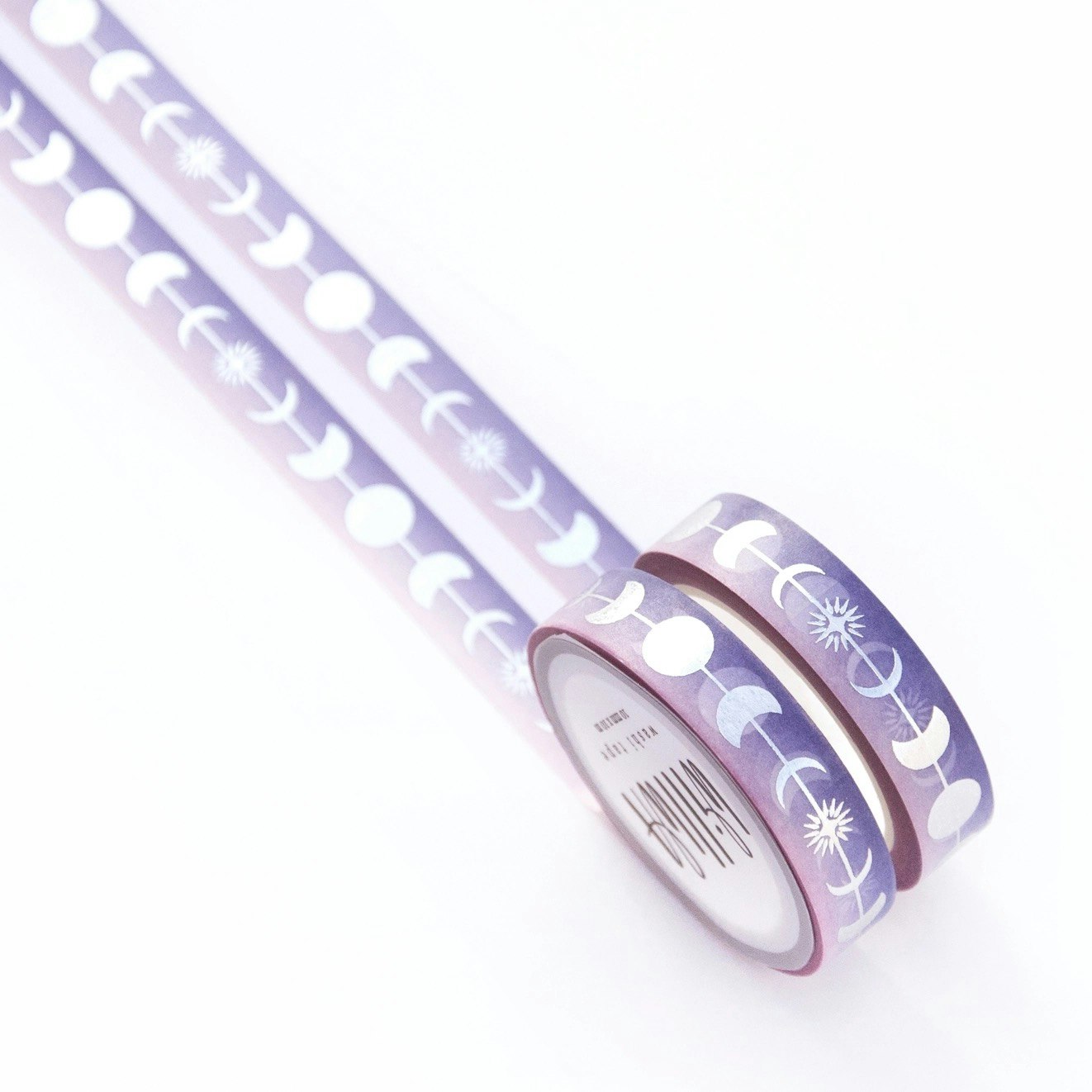 Washi Tape Willwa - Silver Luna 10 mm