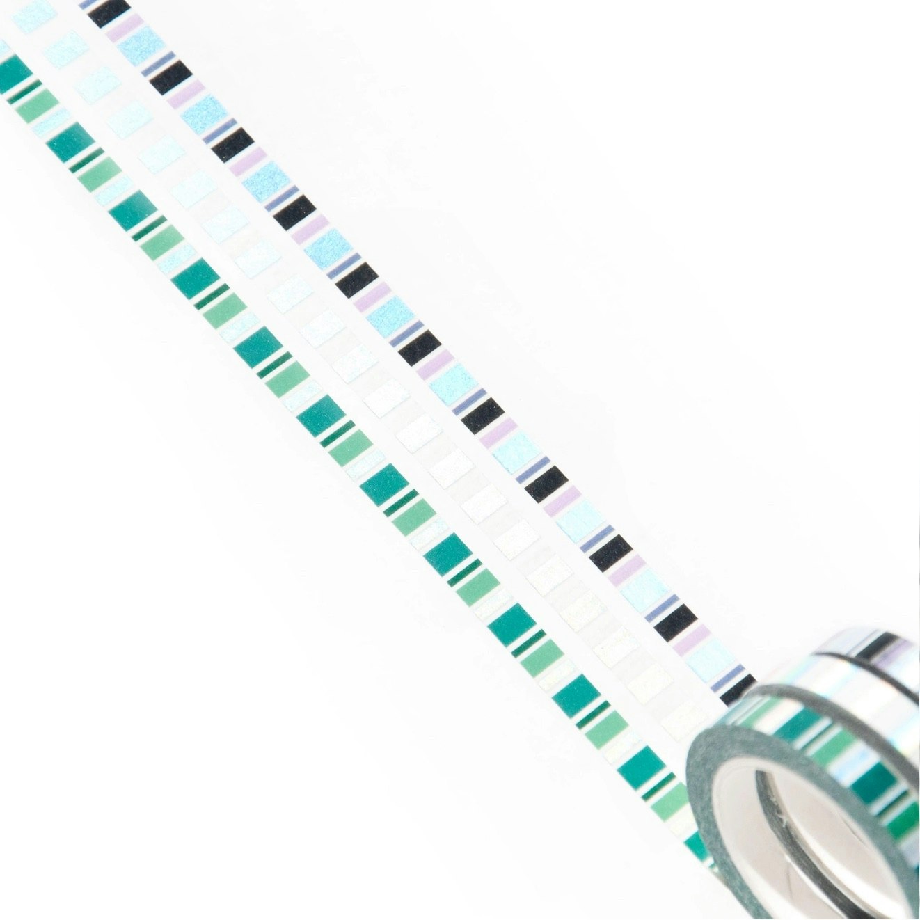Washi Tape Willwa - Holo Stripes Slim set 6mm