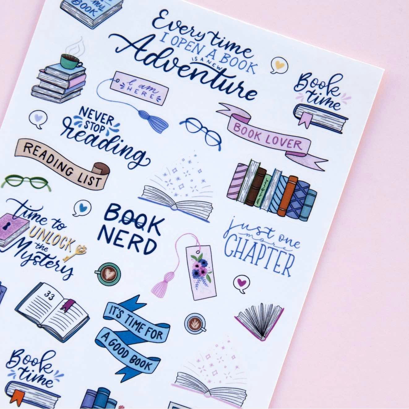 Stickers Willwa - Time with My Books
