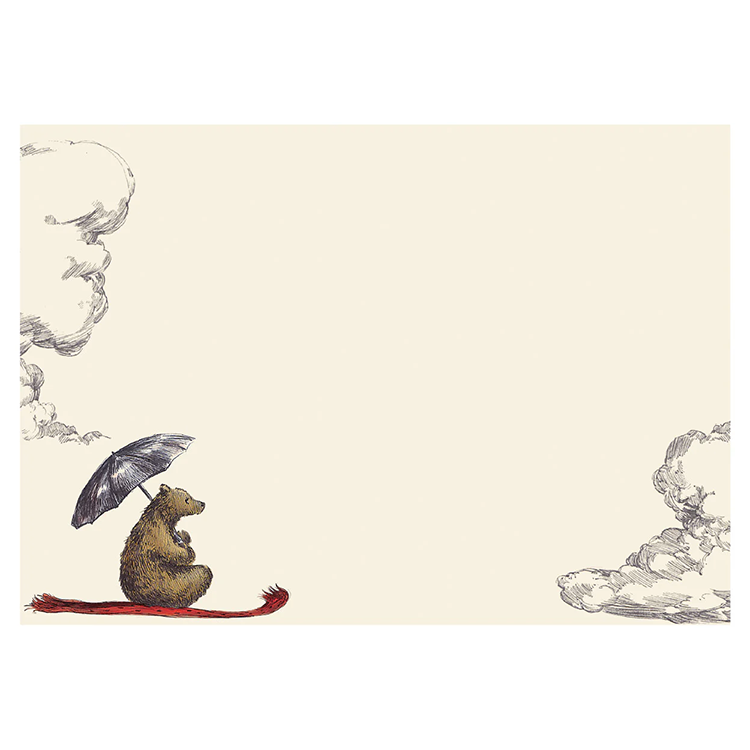 Brevpapper Roger la Borde - Flying Bear