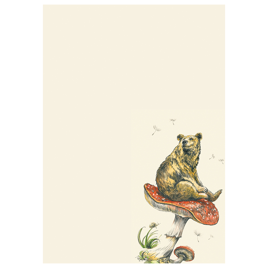 Brevpapper Roger la Borde - Flying Bear