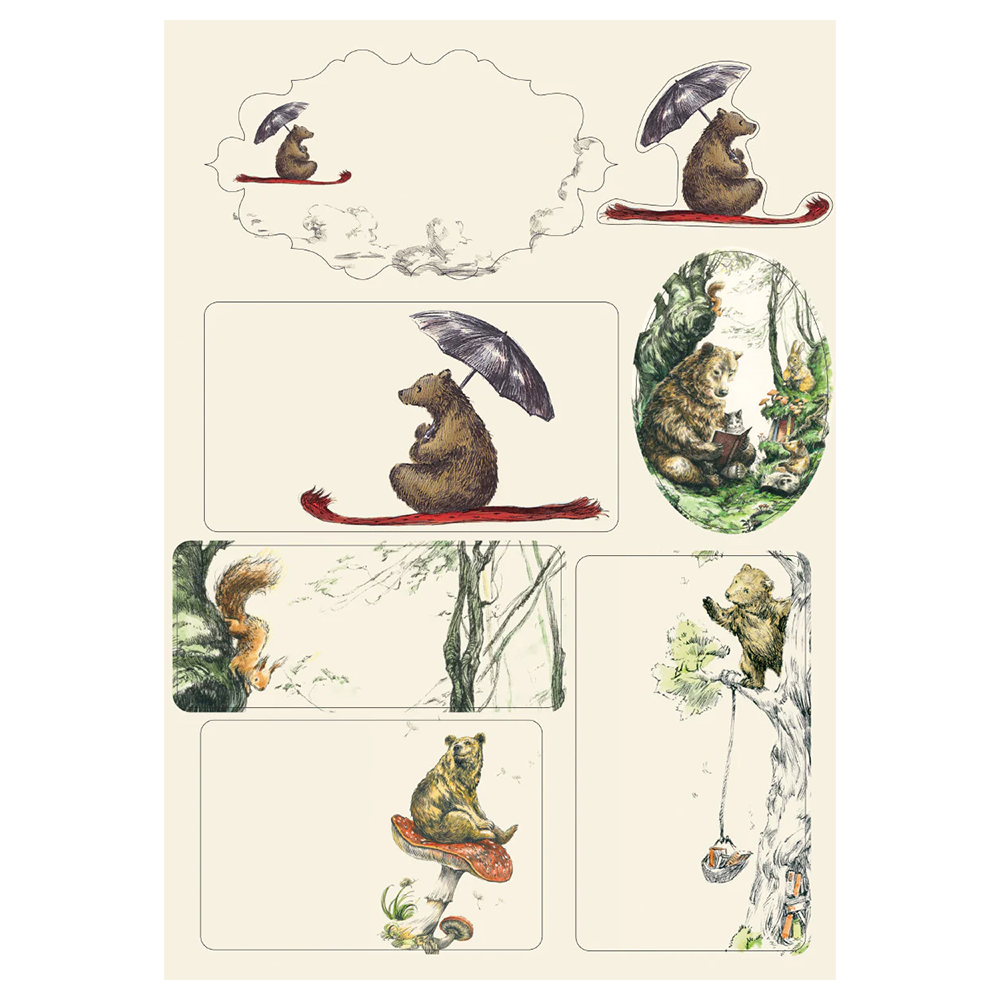 Brevpapper Roger la Borde - Flying Bear