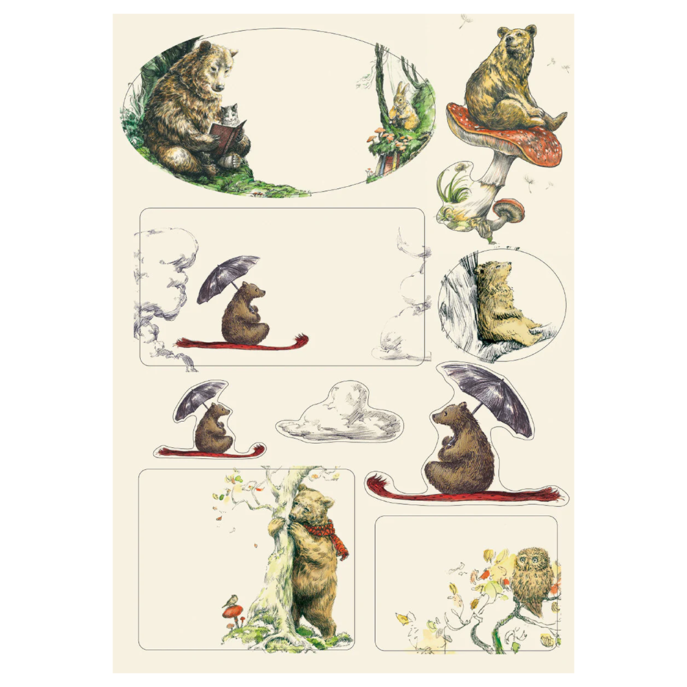 Brevpapper Roger la Borde - Flying Bear