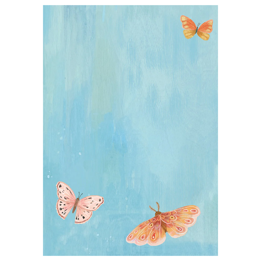 Brevpapper Roger la Borde - Butterfly Ball