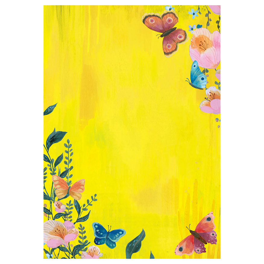 Brevpapper Roger la Borde - Butterfly Ball