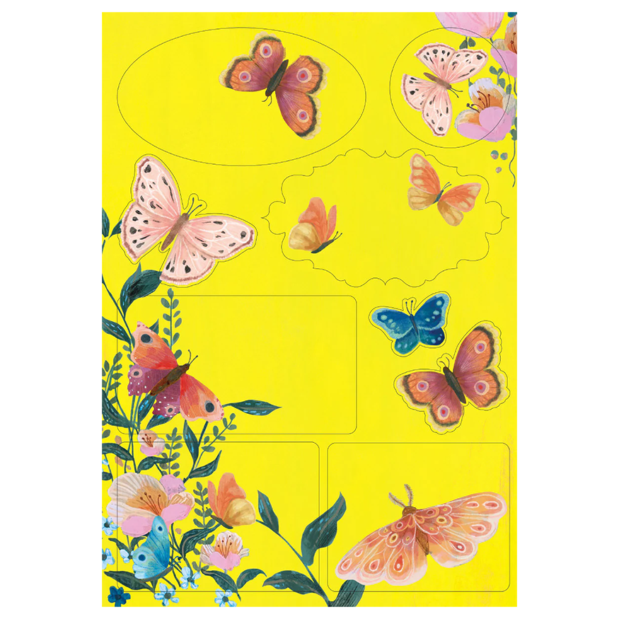 Brevpapper Roger la Borde - Butterfly Ball