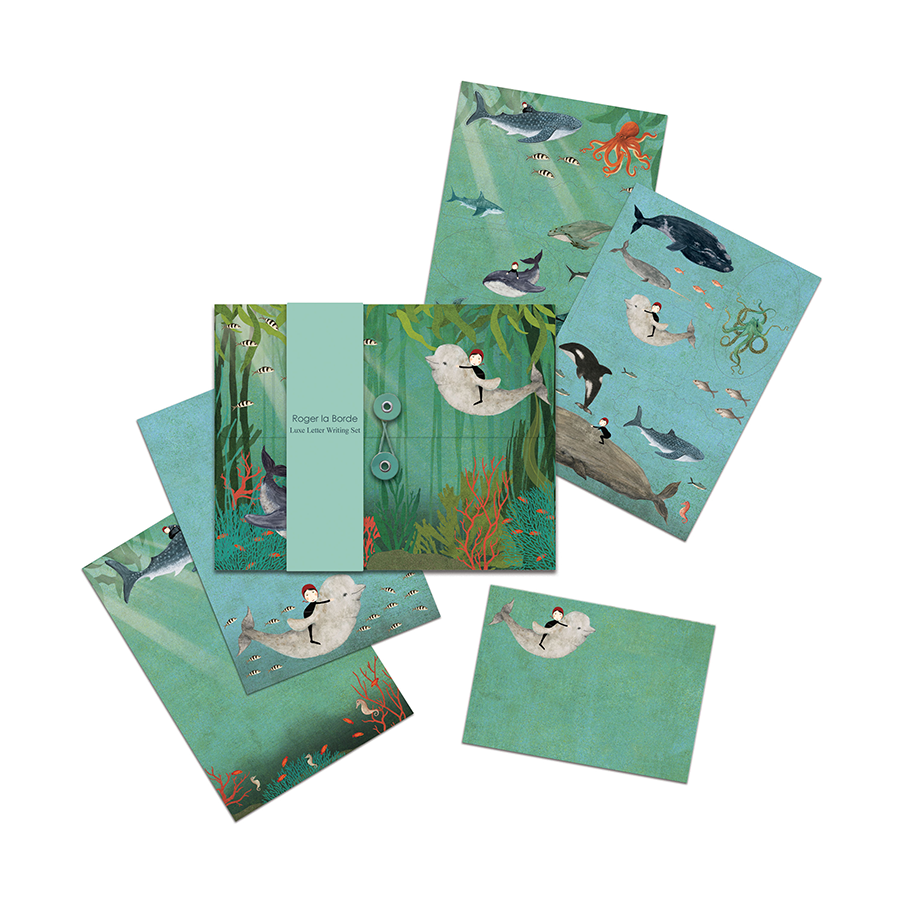 Brevpapper Roger la Borde - Whale Song