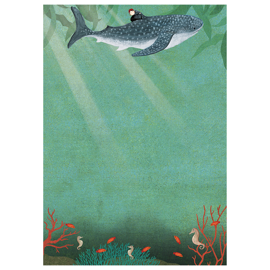 Brevpapper Roger la Borde - Whale Song