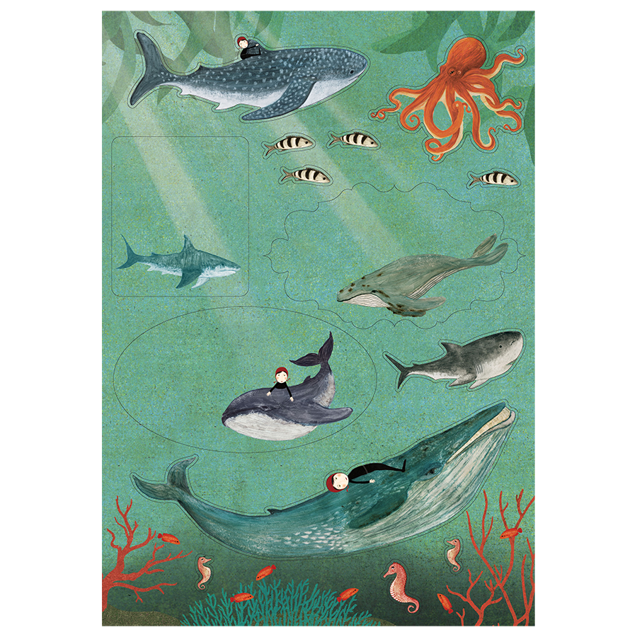 Brevpapper Roger la Borde - Whale Song