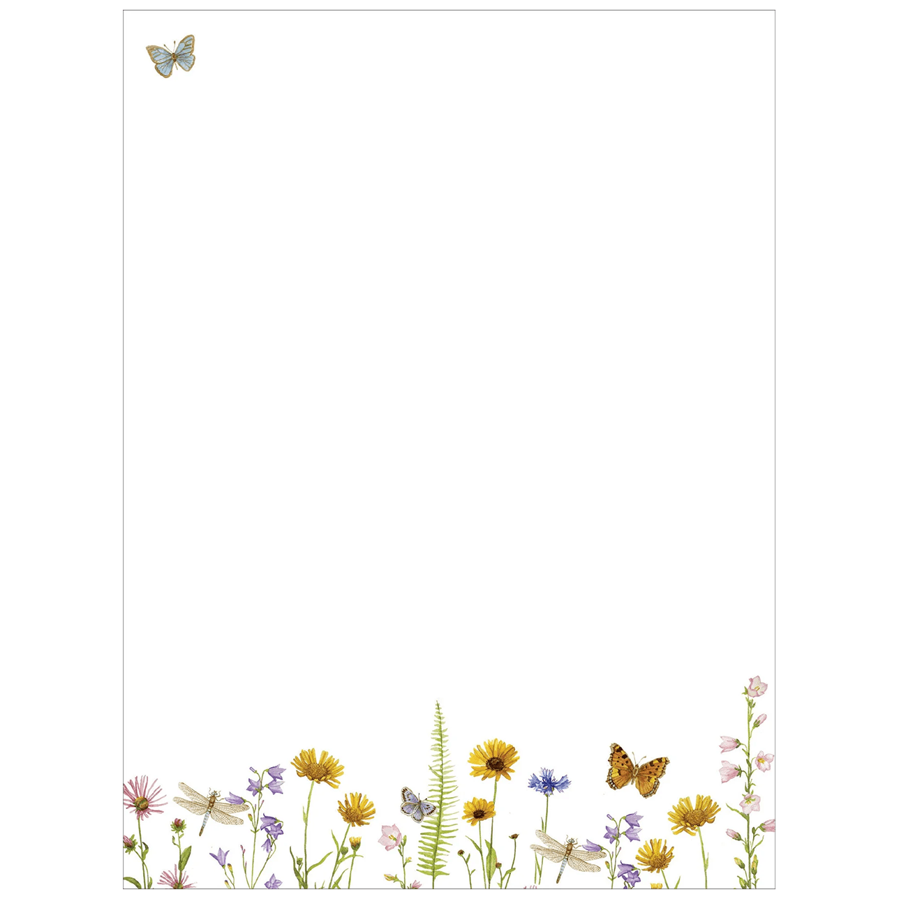 Brevpapper Peter Pauper Press - Wildflower Garden