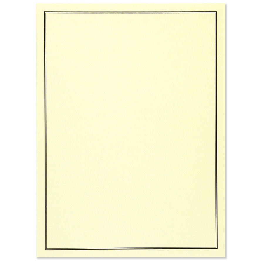 Brevpapper Peter Pauper Press - Black & Cream