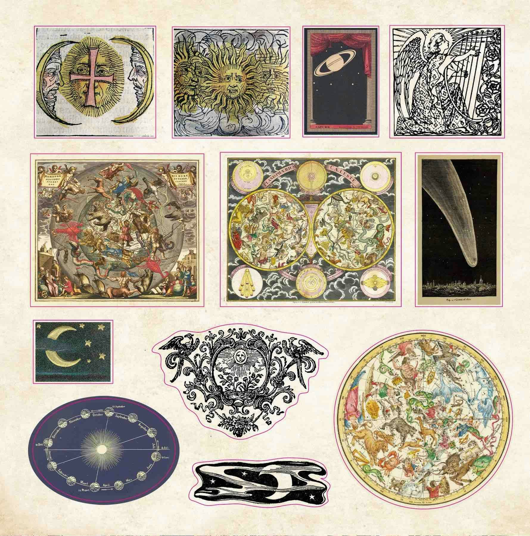 Sticker book Celestial Wonders (900 stickers)