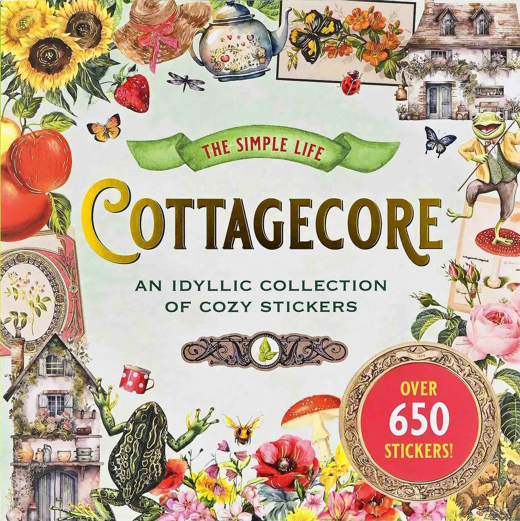 Stickersbok Cottagecore (650 stickers)