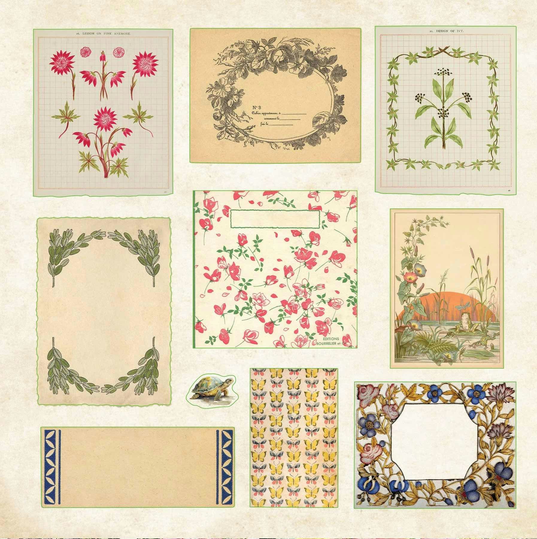 Stickersbok Cottagecore (650 stickers)