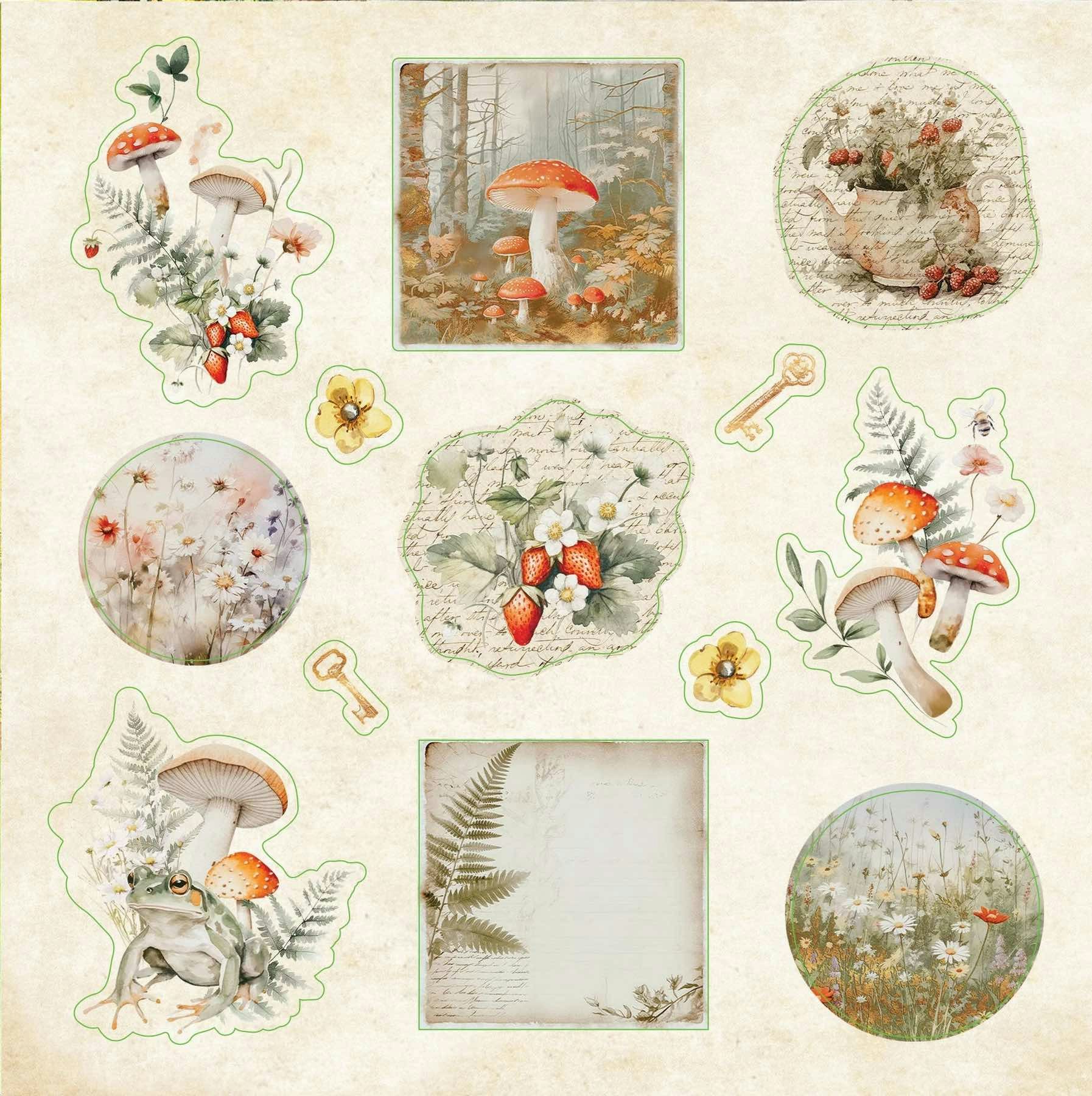 Stickersbok Cottagecore (650 stickers)
