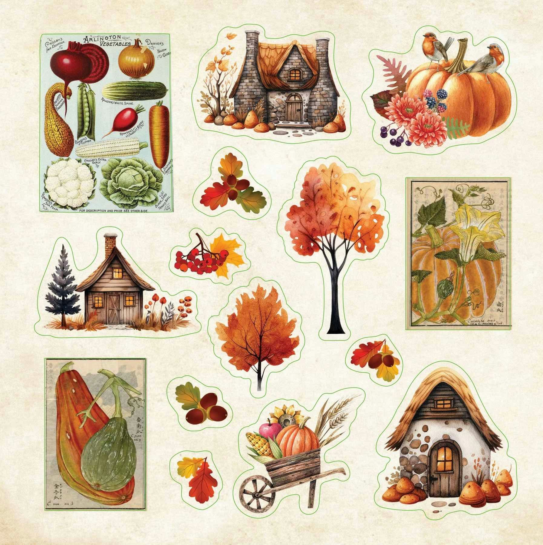 Stickersbok Cottagecore (650 stickers)