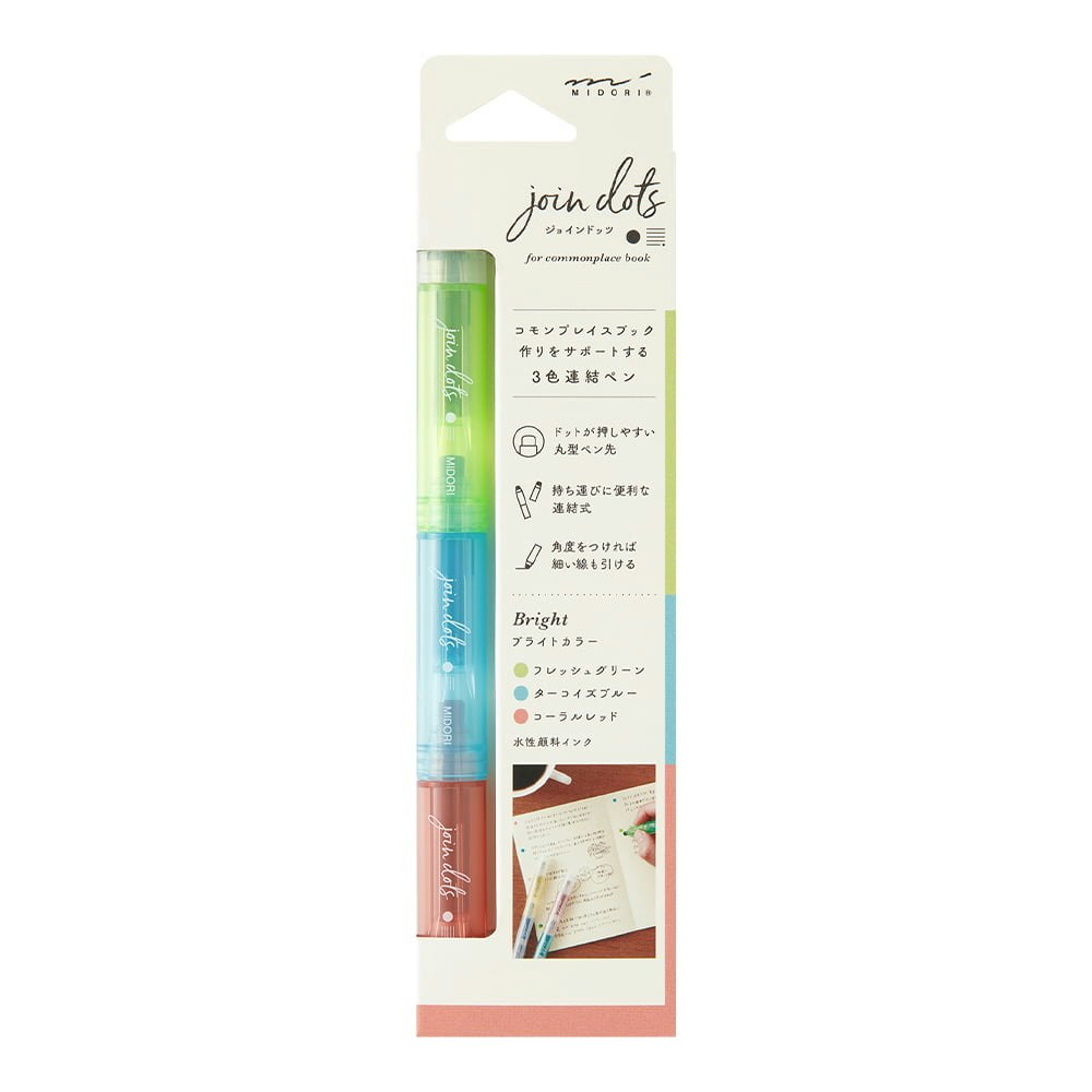 Midori Connecting Pen Join Dots - Bright
