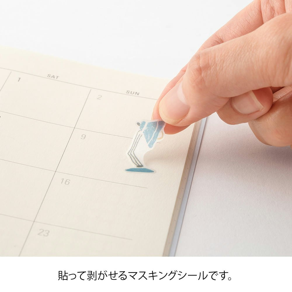 Midori Sticker Two Sheets Stationery
