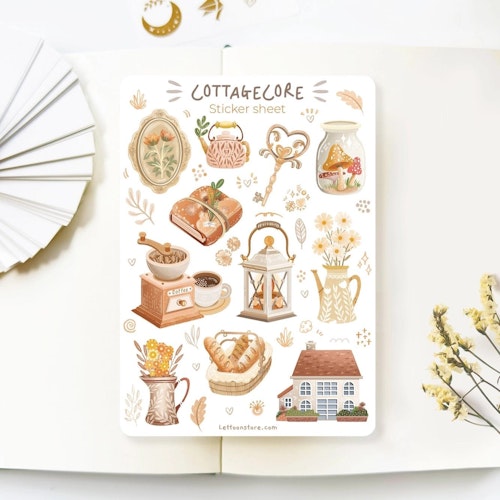 Stickers Lettoon - Cottagecore