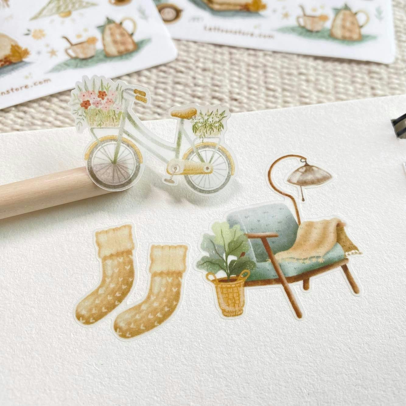 Stickers Lettoon - Aeshtetic Cozy Vibes