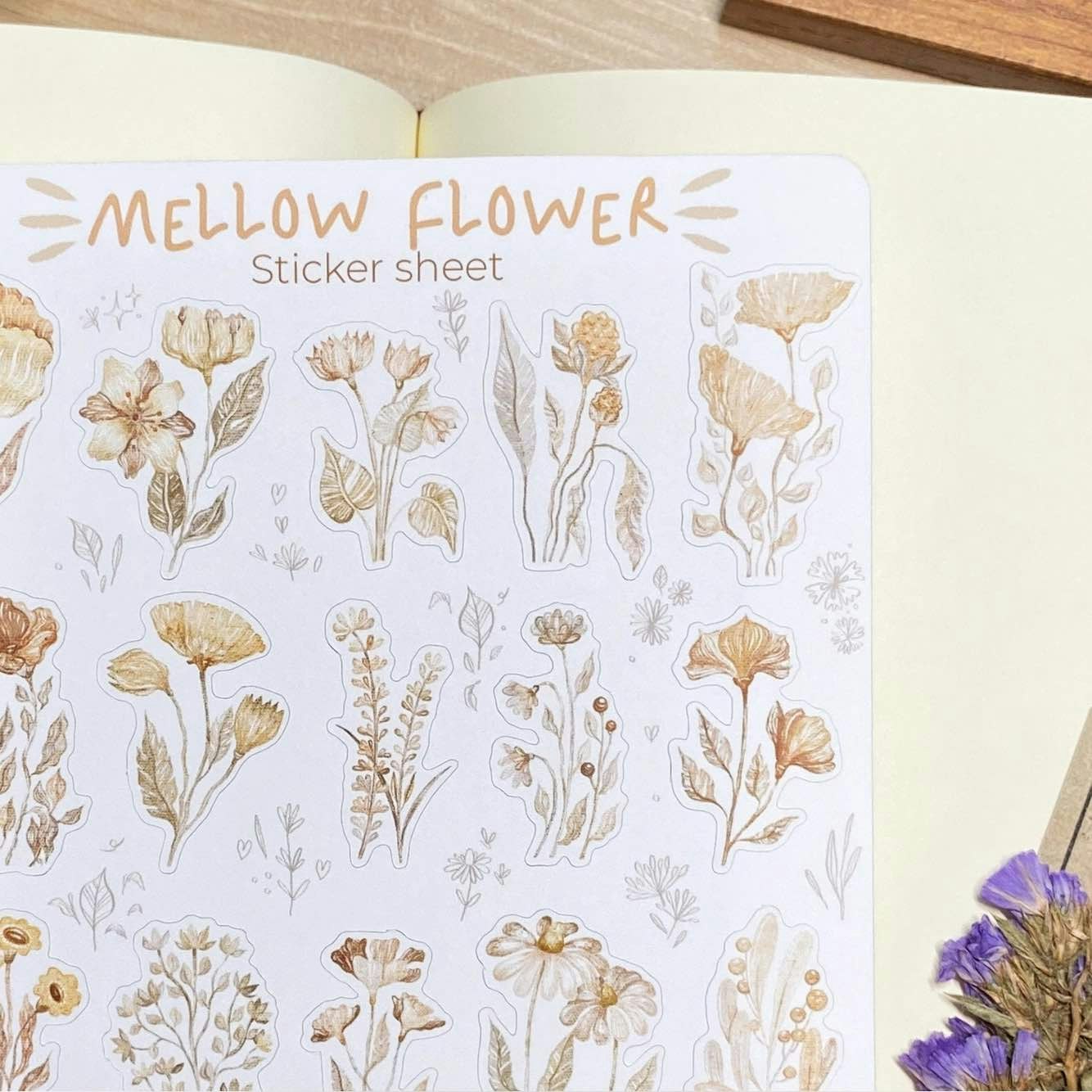 Stickers Lettoon - Mellow Flower
