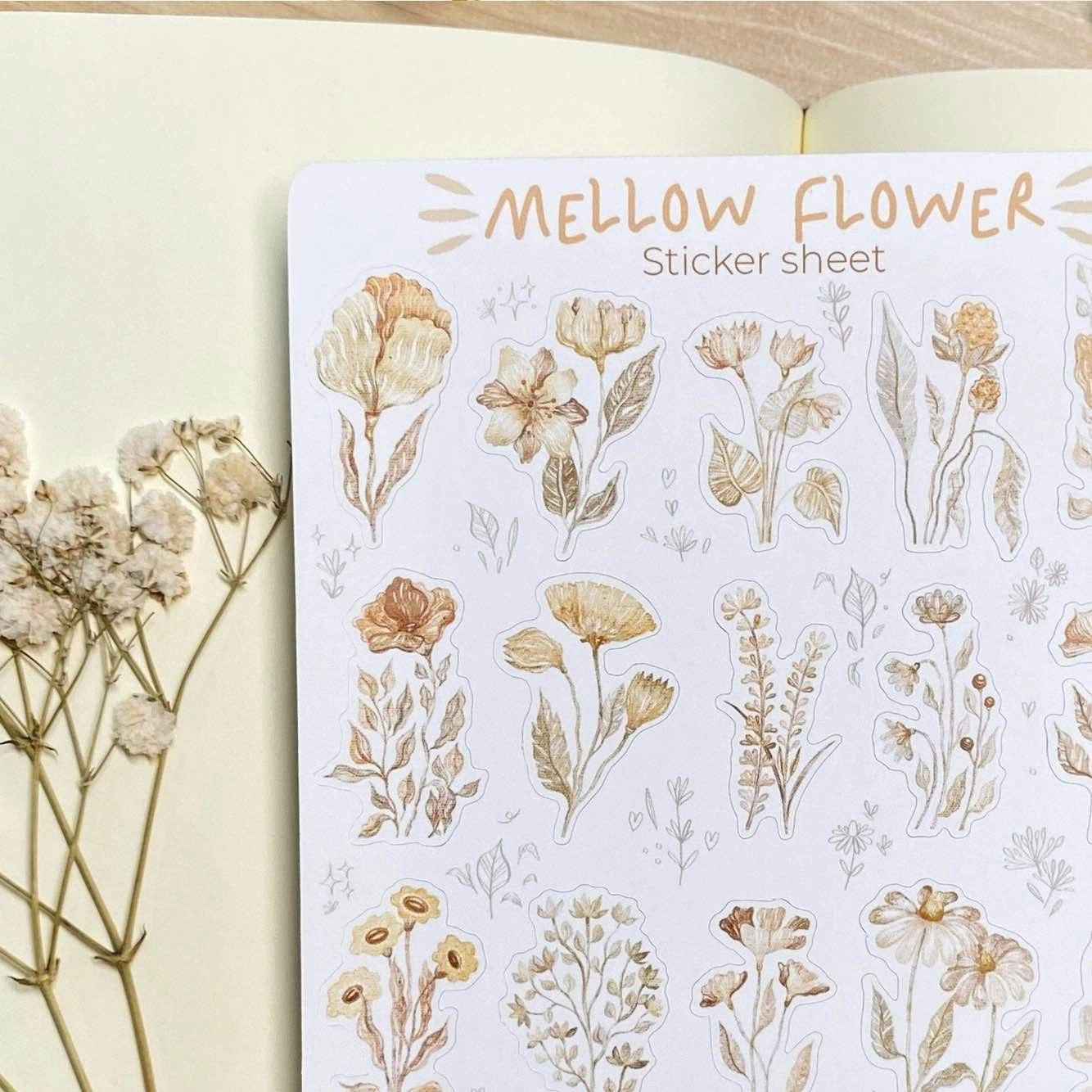 Stickers Lettoon - Mellow Flower