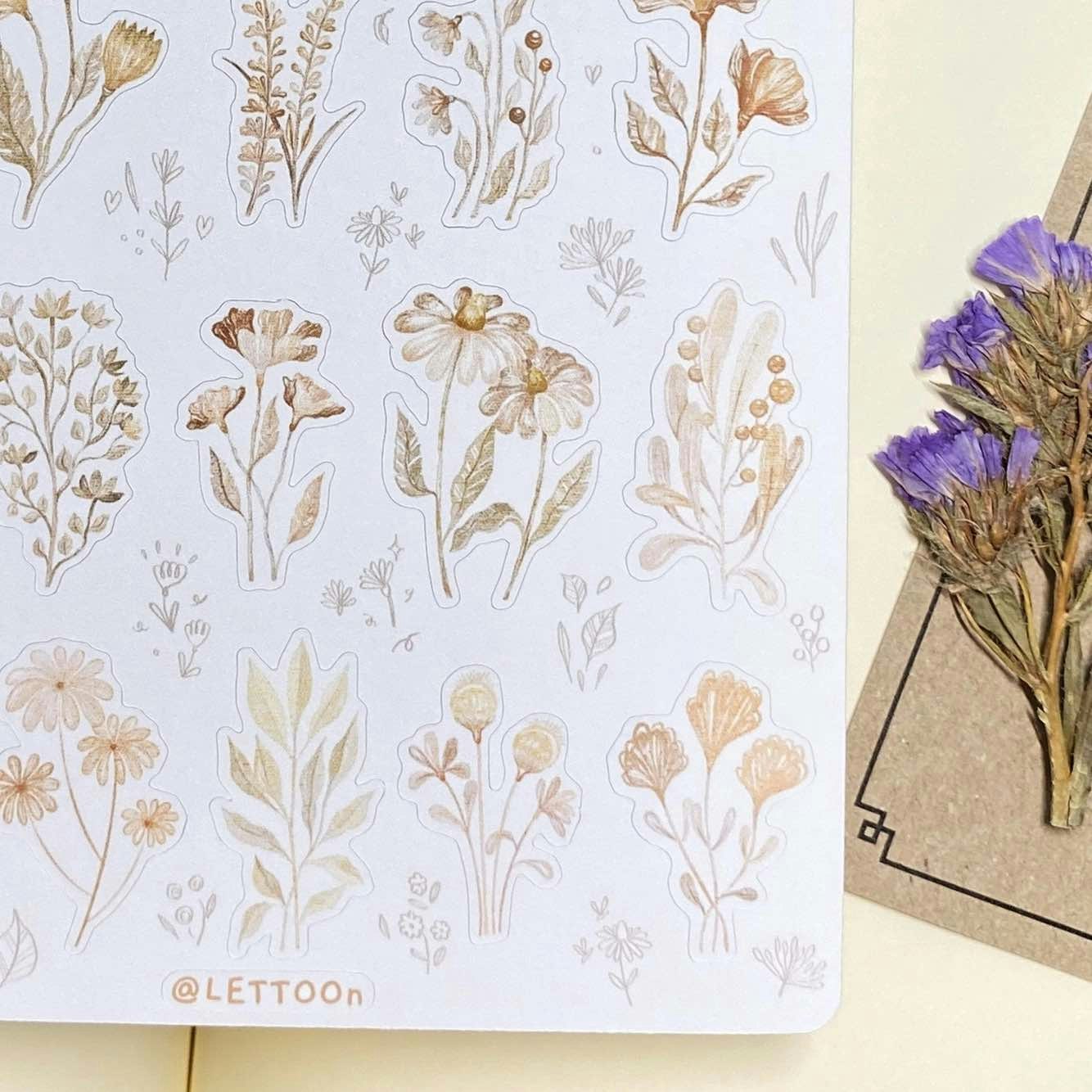 Stickers Lettoon - Mellow Flower
