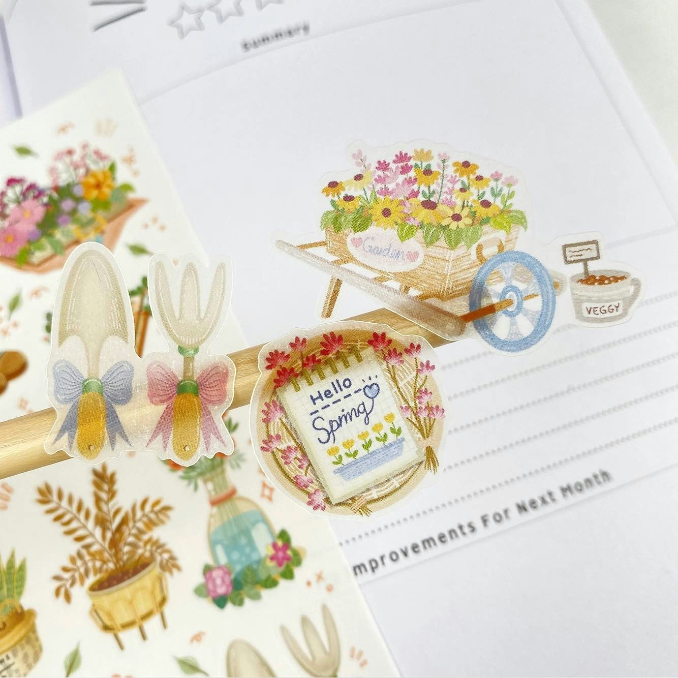 Stickers Lettoon - Spring Vibes